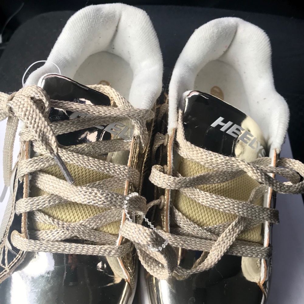 Gold Chrome Heelys